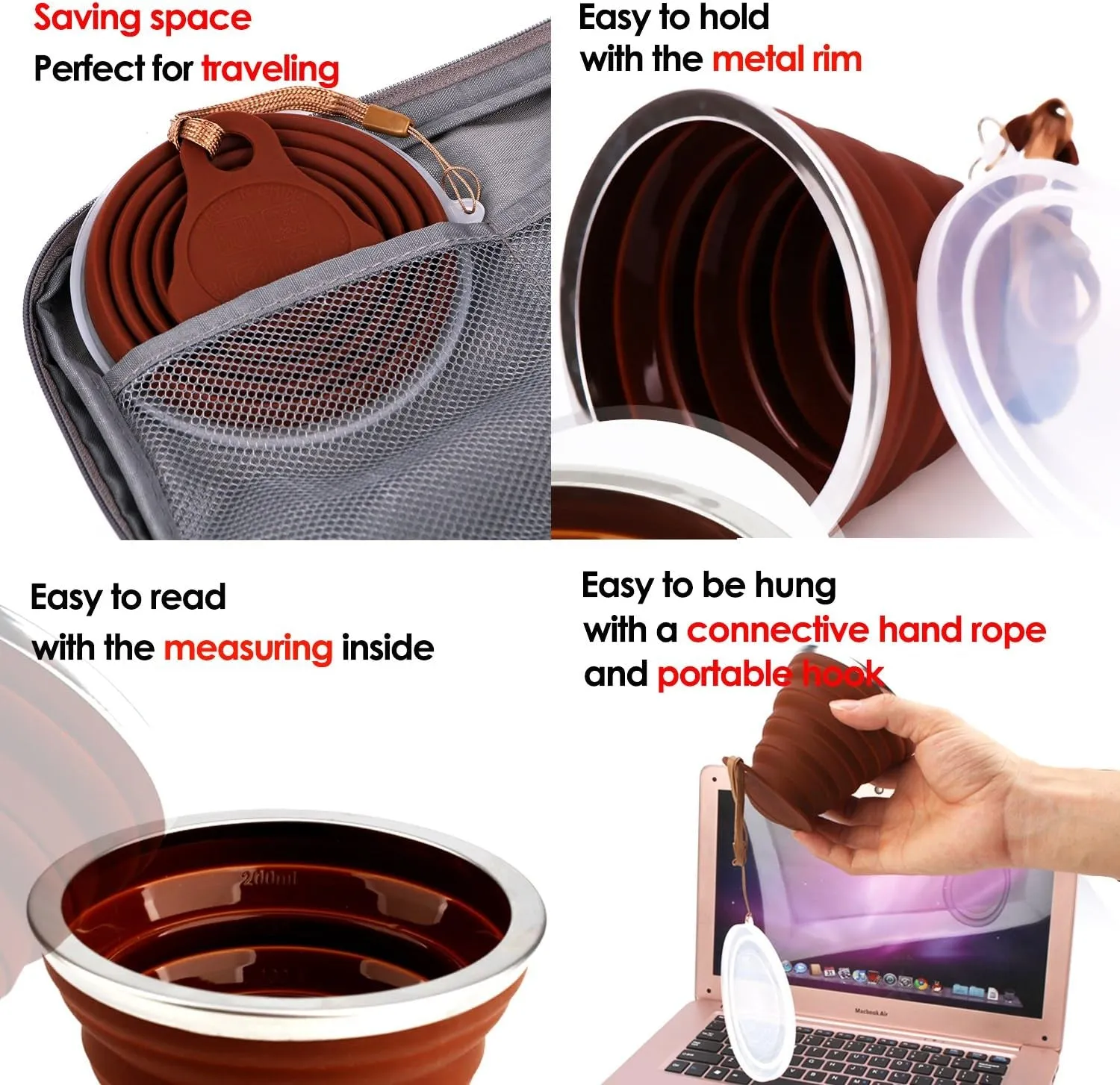 Silicone Collapsible Travel Cup