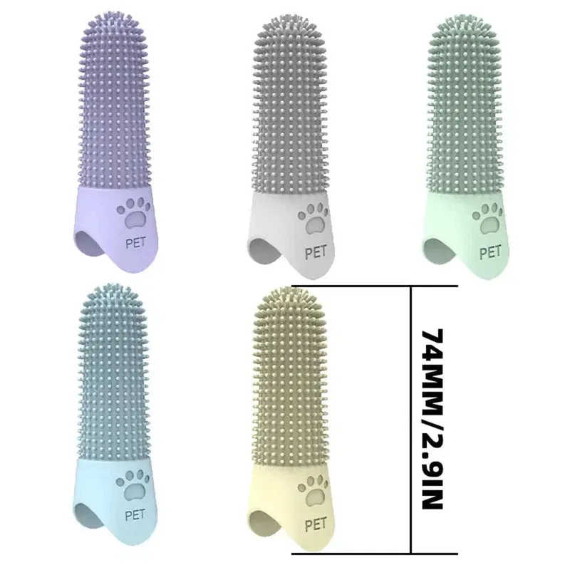 Silicone Finger Toothbrush for Easy Pet Dental Care
