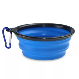 Silicone Portable Collapsible Dog Pet Bowl - Medium Size