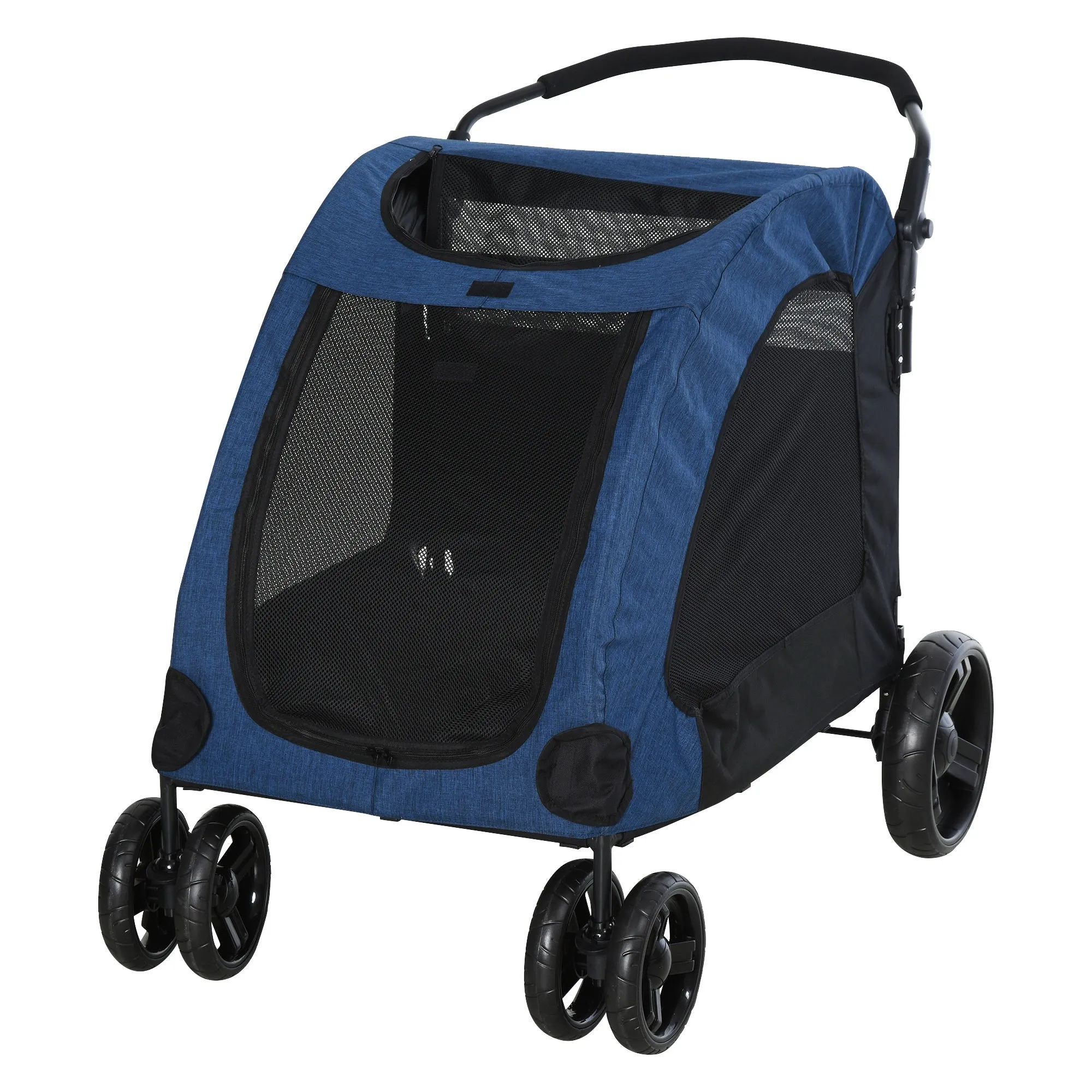 Small Dogs Minimalistic Oxford Cloth Stroller Blue