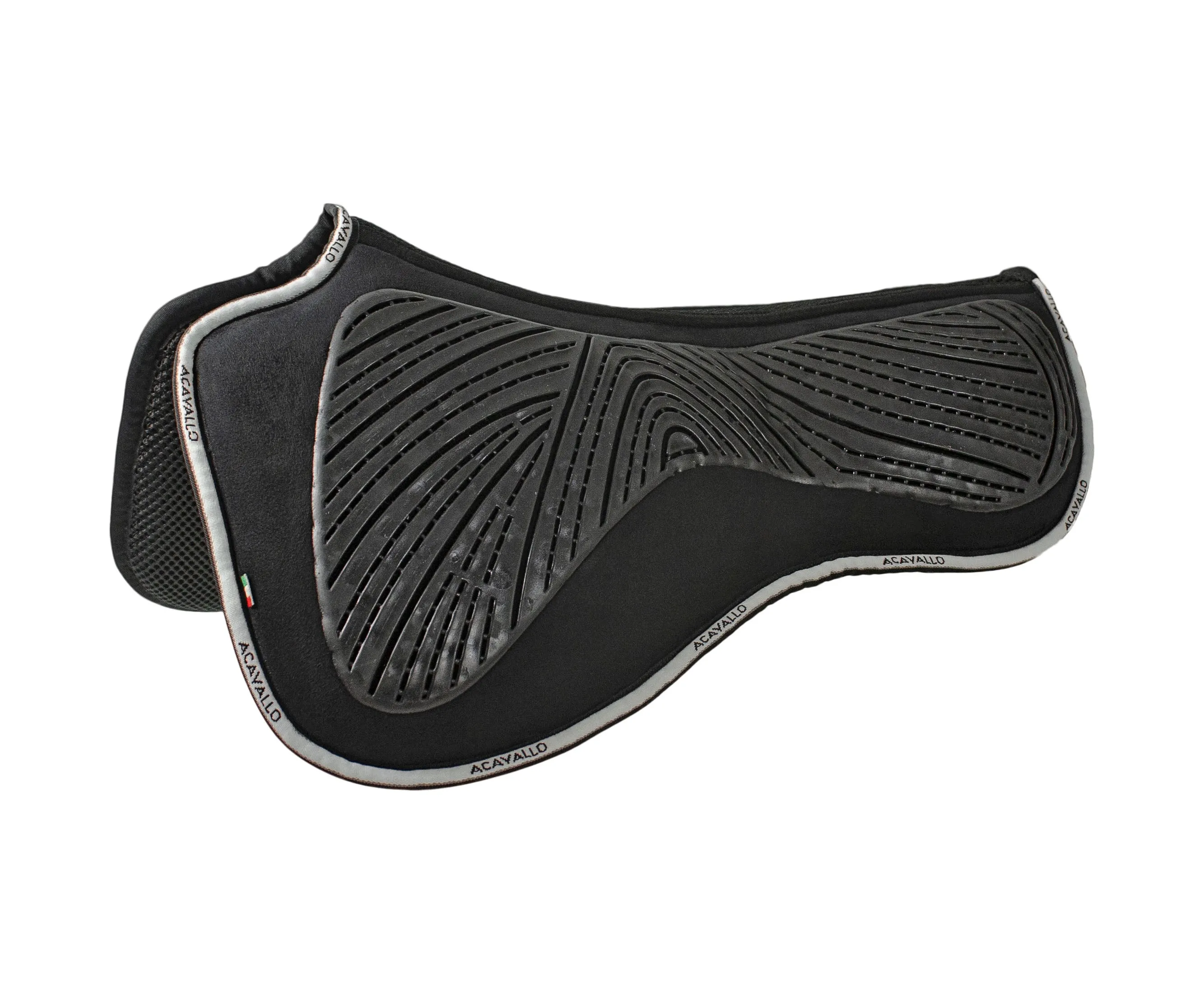 Spine Free Gel & Memory Foam Half 3D Spacer Fabric Dressage Pad