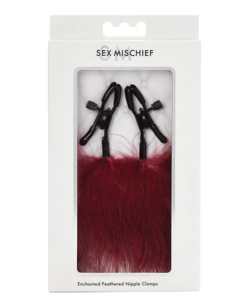 Sportsheets Enchanted Feather Nipple Clamps