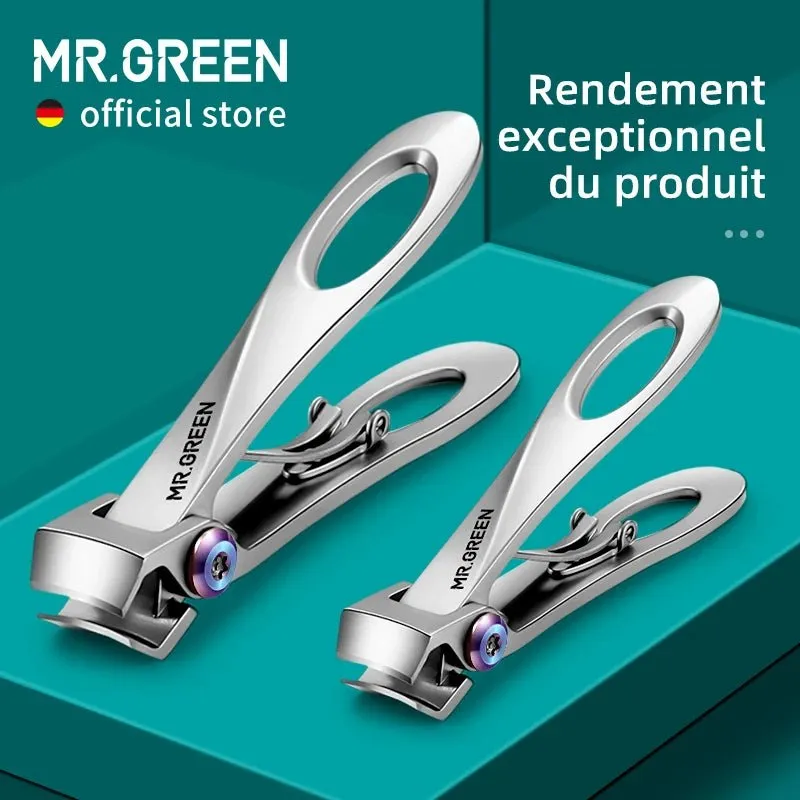 Stainless Steel Nail Clippers - Wide Jaw Design
