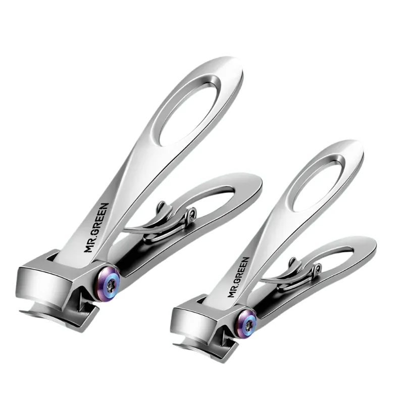 Stainless Steel Nail Clippers - Wide Jaw Design