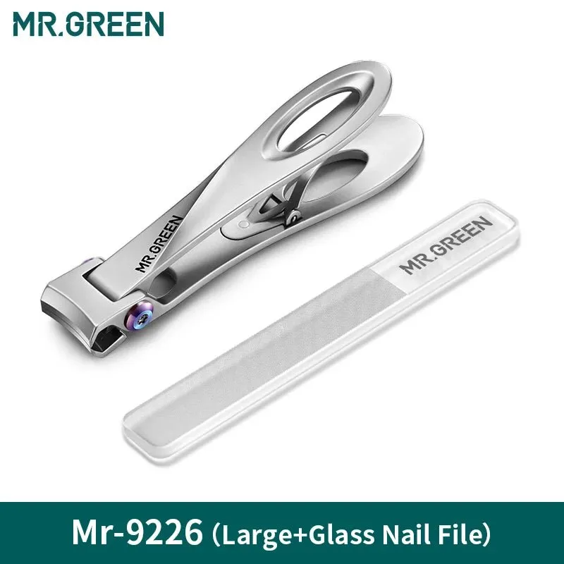 Stainless Steel Nail Clippers - Wide Jaw Design