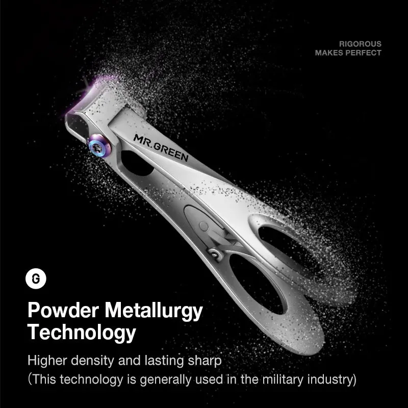 Stainless Steel Nail Clippers - Wide Jaw Design