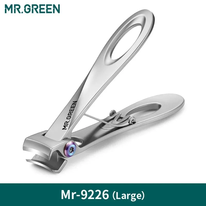 Stainless Steel Nail Clippers - Wide Jaw Design