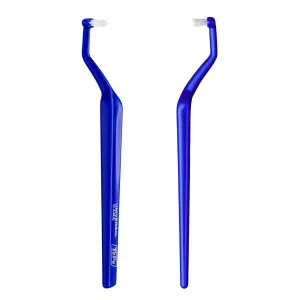 TEPE Angled Soft Bristle Toothbrush, Orthodontic Toothbrush for Braces, Small Head Toothbrush for Retainers, Implants, Universal Care, 1 Pk