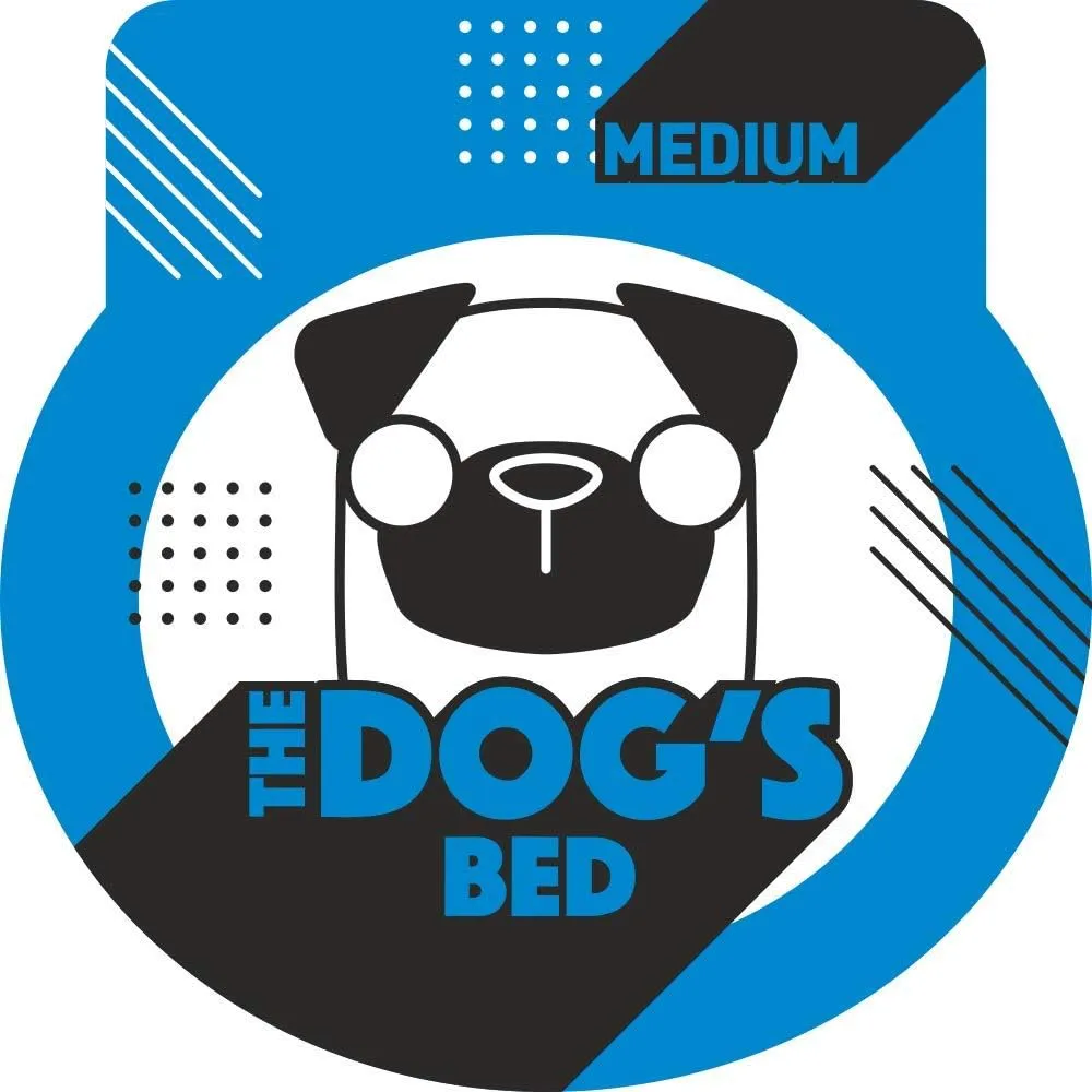 The Dog's Bed Replacement Outer Cover (No Mattress) for Medium Grey Plush (Easy Clean Cover) Waterproof Orthopedic Dog Bed.