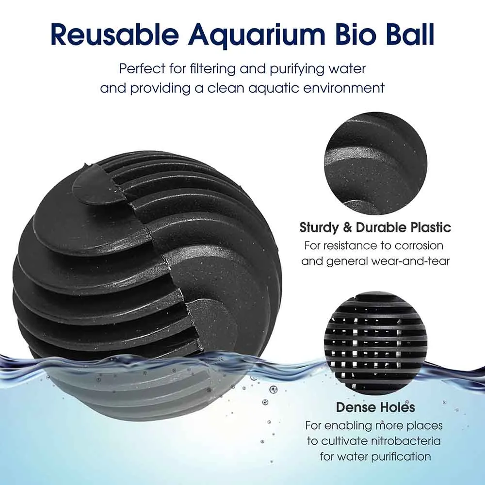 TheLAShop 40pcs Aquarium Pond Bio Balls Filter Media 1.2 inch