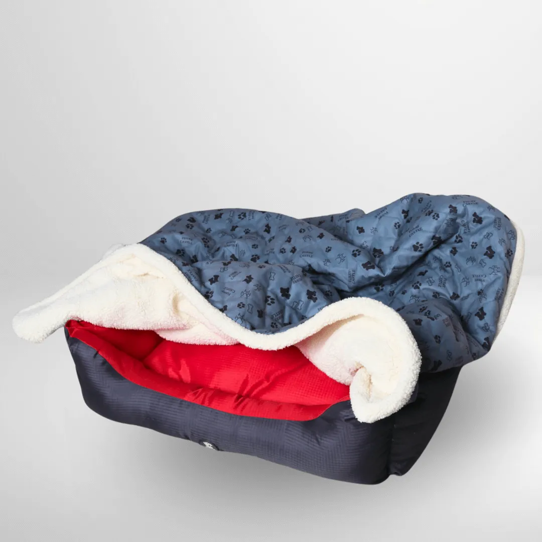 Warm & Comfortable Pet Blanket Furry Castle Print